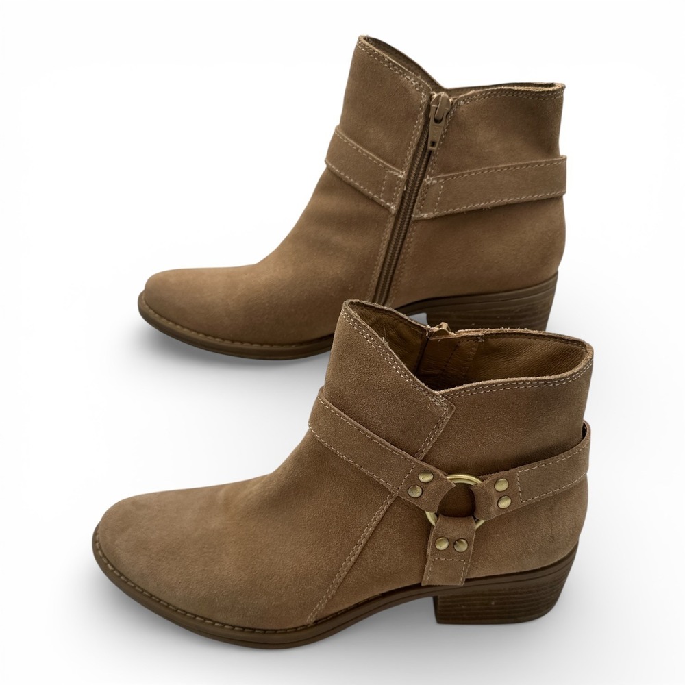 House of Harlow 1960 Beachwood Altossa‎ Suede Block Heel Boot 10M - Picture 2 of 8